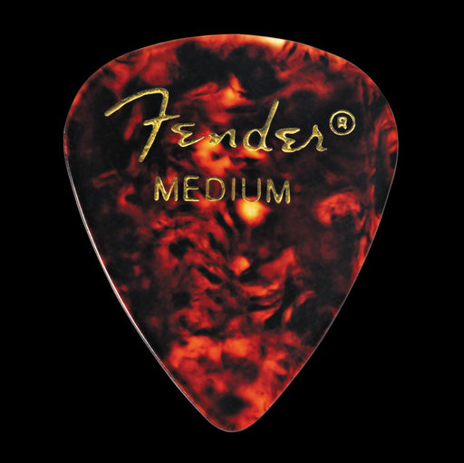Fender Classic Celluloid 351 Shape Picks Medium Tortoise Shell 144 Count