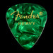 Fender Premium Celluloid 351 Shape Picks Heavy Green Moto 12 Count
