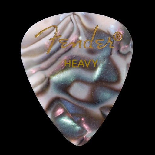 Fender Premium Celluloid 351 Shape Picks Heavy Abalone