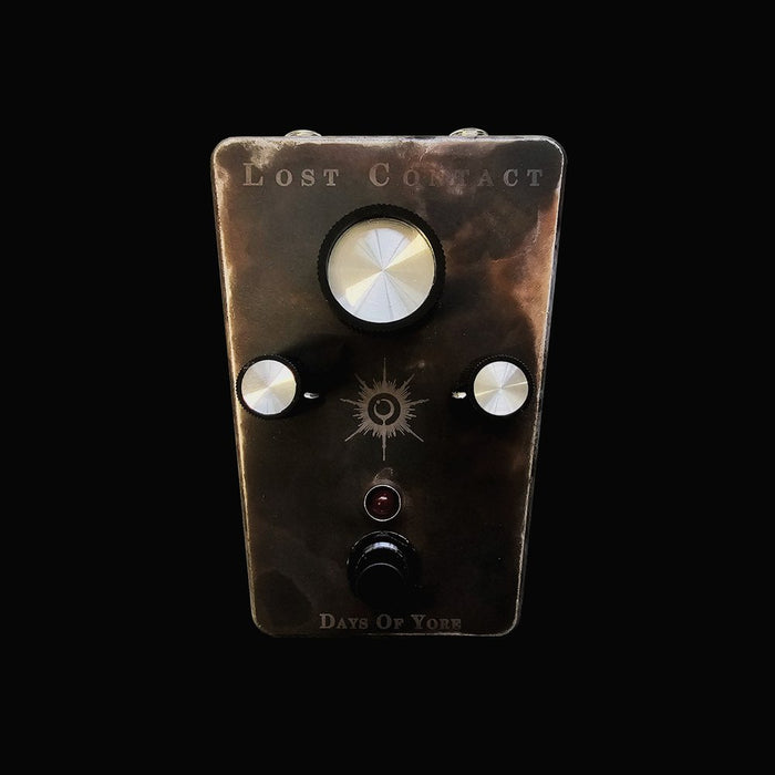 Days of Yore Lost Contact Fuzz Pedal Front