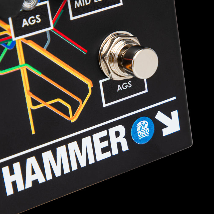 Aguilar Limited Subway Edition Tone Hammer Preamp DI Pedal Close Side