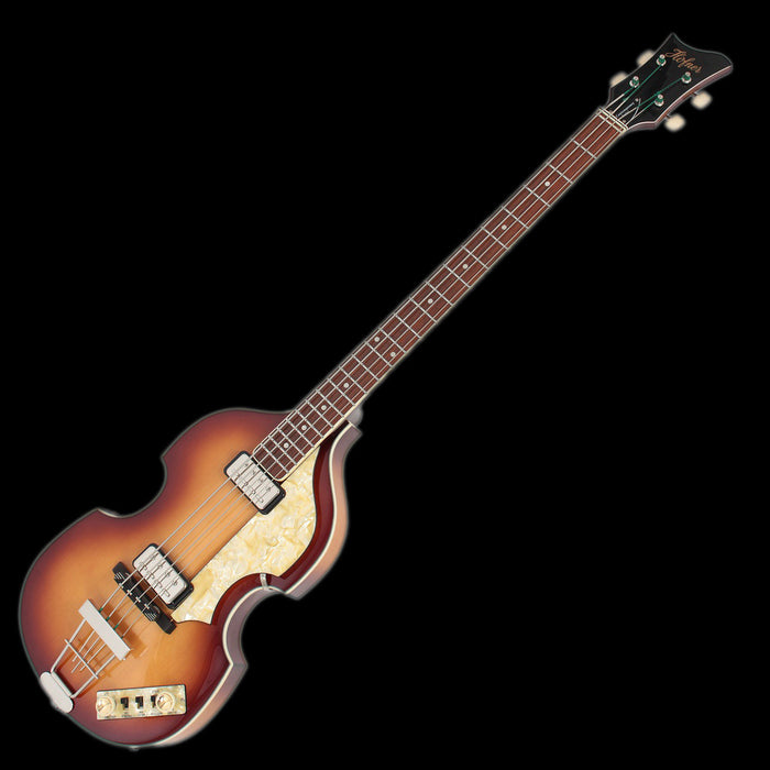 Hofner Contemporary Violin Bass - Sunburst - HCT-500/1-SB-O Front Angle