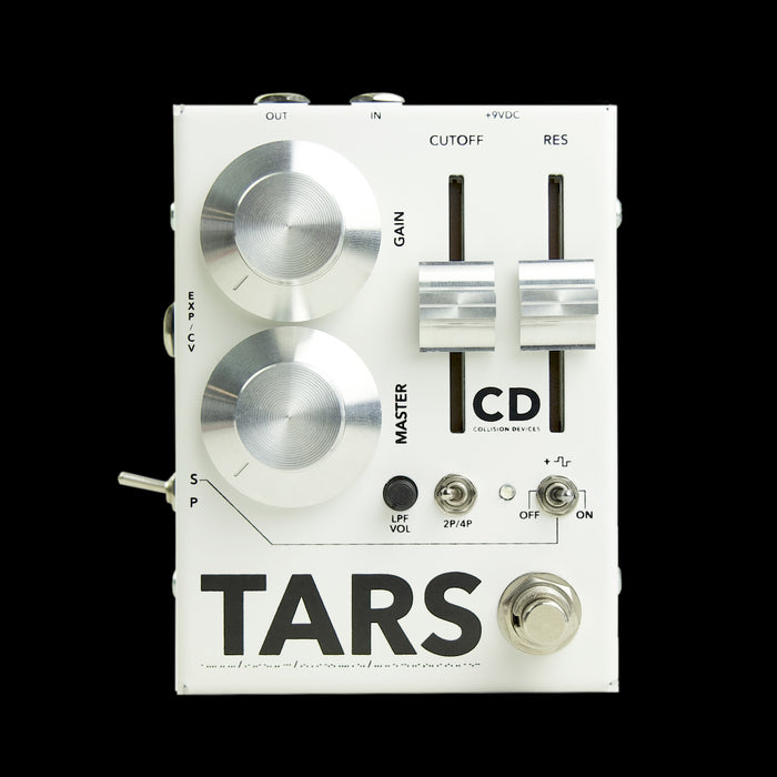 Collision Devices TARS Fuzz/Filter Pedal - White and Silver