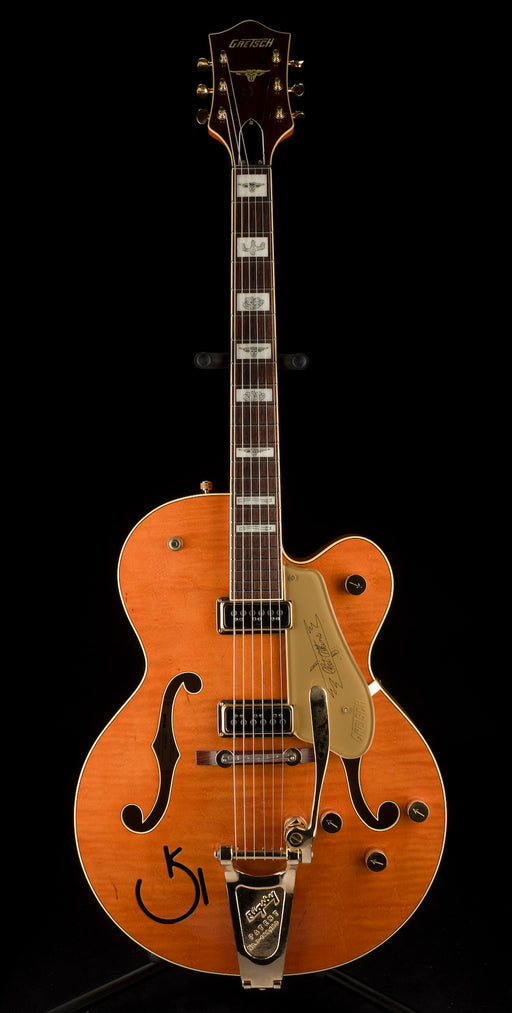 Used Gretsch G6120T-55 Vintage Select '55 Chet Atkins Hollow Body Vintage Orange Stain Lacquer with OHSC