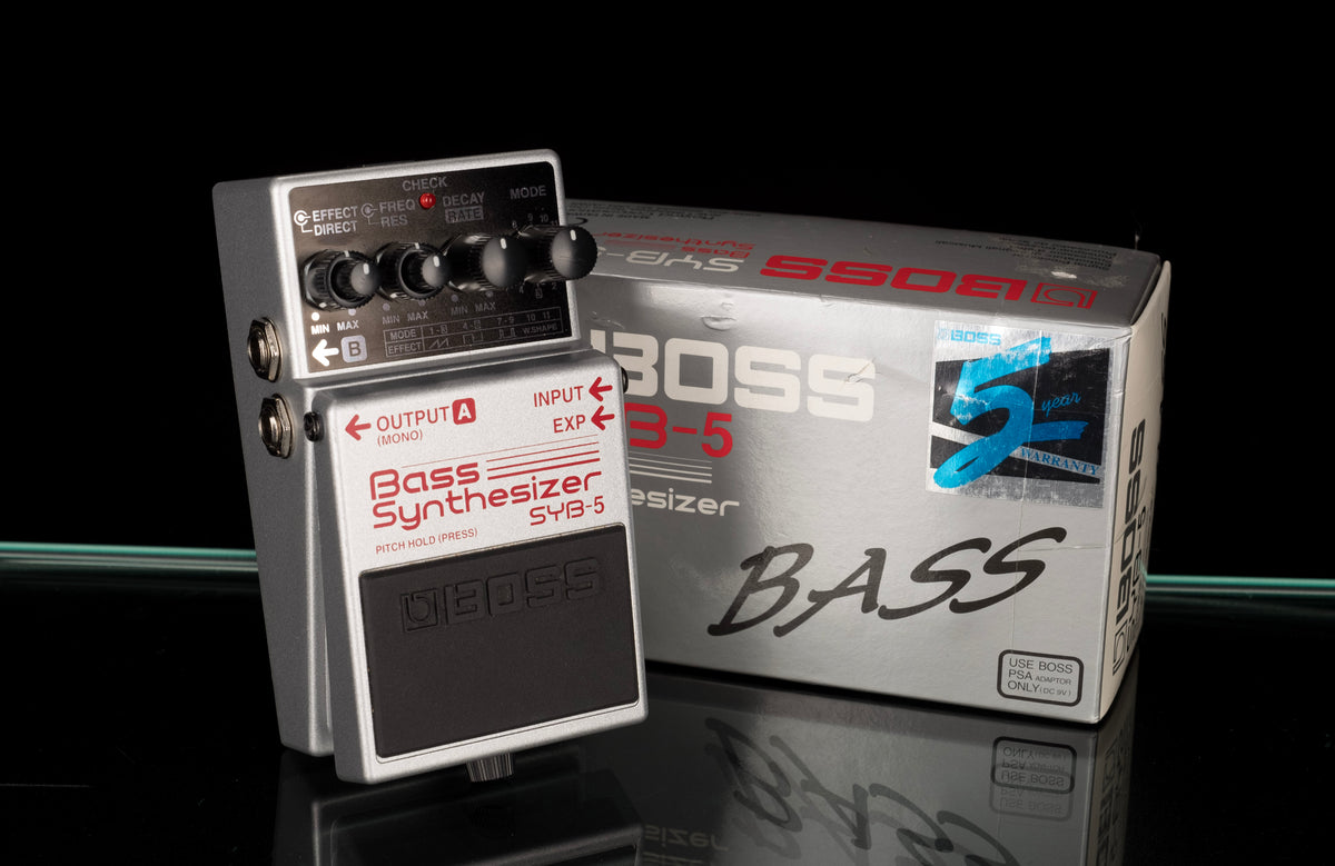 boss syb-5 bass synthesizer pedal Used Boss SYB-5 Bass Synthesizer Pedal With Box — Truetone Music
