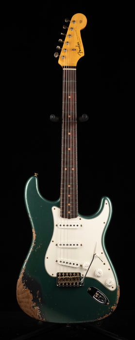 Fender Custom Shop 1962 Stratocaster Heavy Relic Sherwood Green Metallic Over Charcoal Frost Metallic