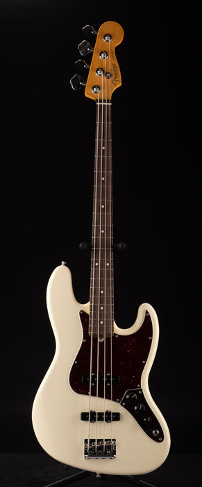 Used Fender American Professional II Jazz Bass Olympic White with Gig Bag