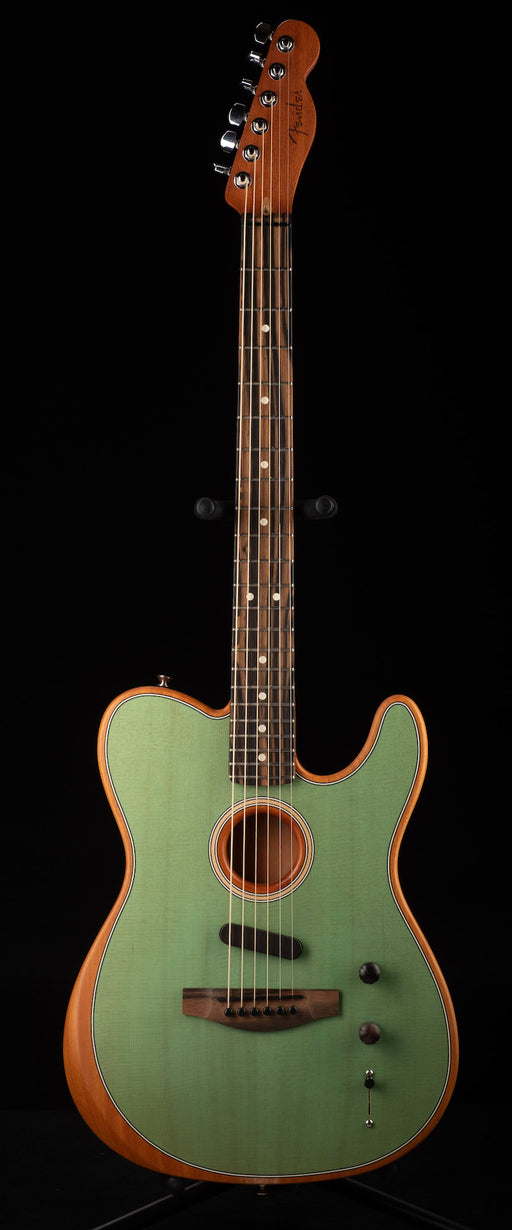 Used Fender American Acoustasonic Telecaster Surf Green with Gig Bag