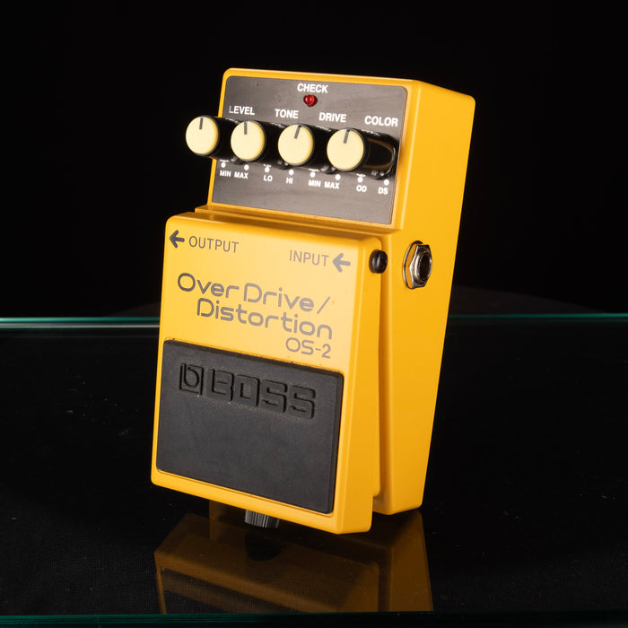 Used Boss OS-2 Distortion and Overdrive Pedal with Box