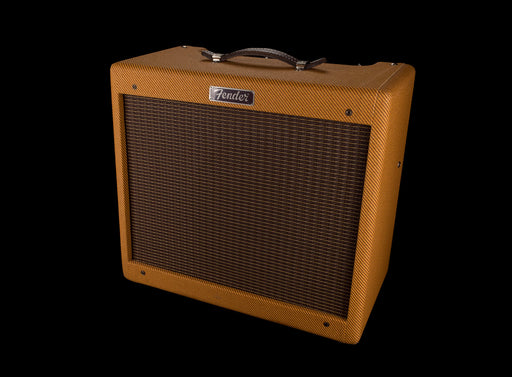 Pre Owned Fender Blues Junior Lacquered Tweed Guitar Amp Combo With Cover