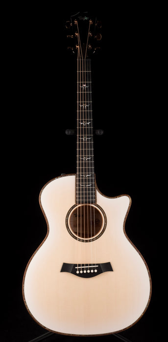 Used Taylor Custom Grand Auditorium C14ce Whitepearl Burst Catch Event # 22 With Case