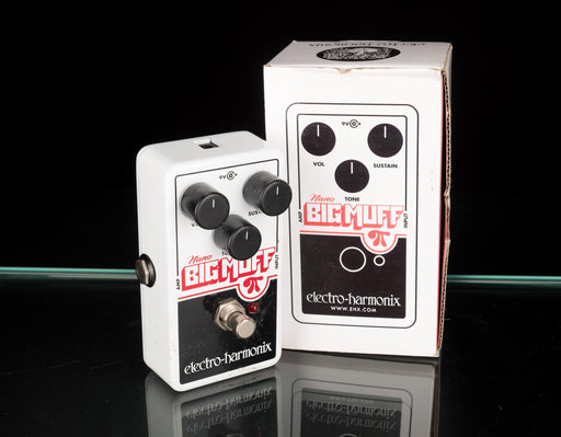 Used Electro Harmonix Nano Big Muff Fuzz Pedal With Box