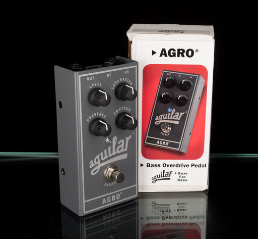 Used Aguilar Agro Bass Overdrive Pedal With Box