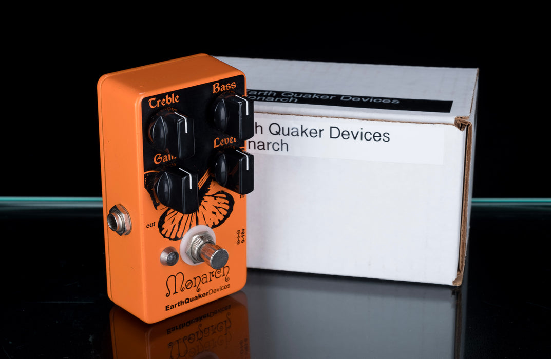 earthquaker devices bass pedals Used EarthQuaker Devices Monarch Overdrive Pedal With Box — Truetone Music