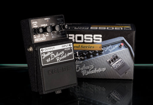 boss fdr-1 fender '65 deluxe reverb amp pedal Used Boss Fender FDR-1 '65 Deluxe Reverb Pedal — Truetone Music