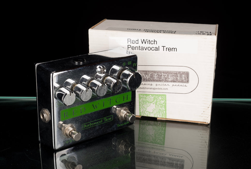 Used Red Witch Pentavocal Trem Pedal With Box