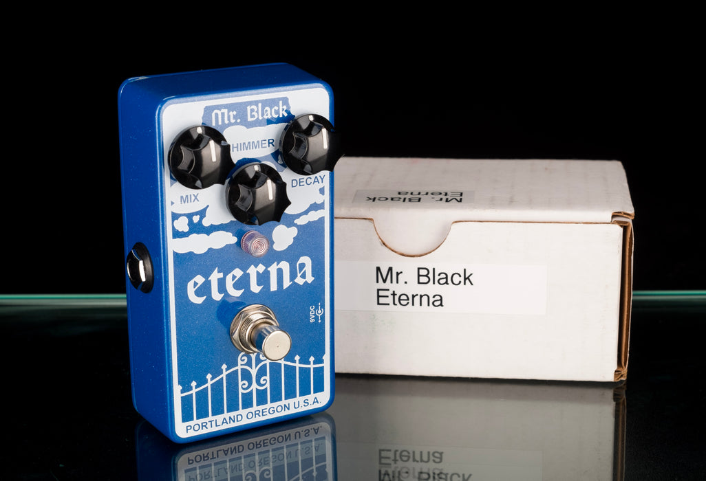 eterna pedal Used Mr. Black Eterna Reverb Pedal With Box — Truetone Music