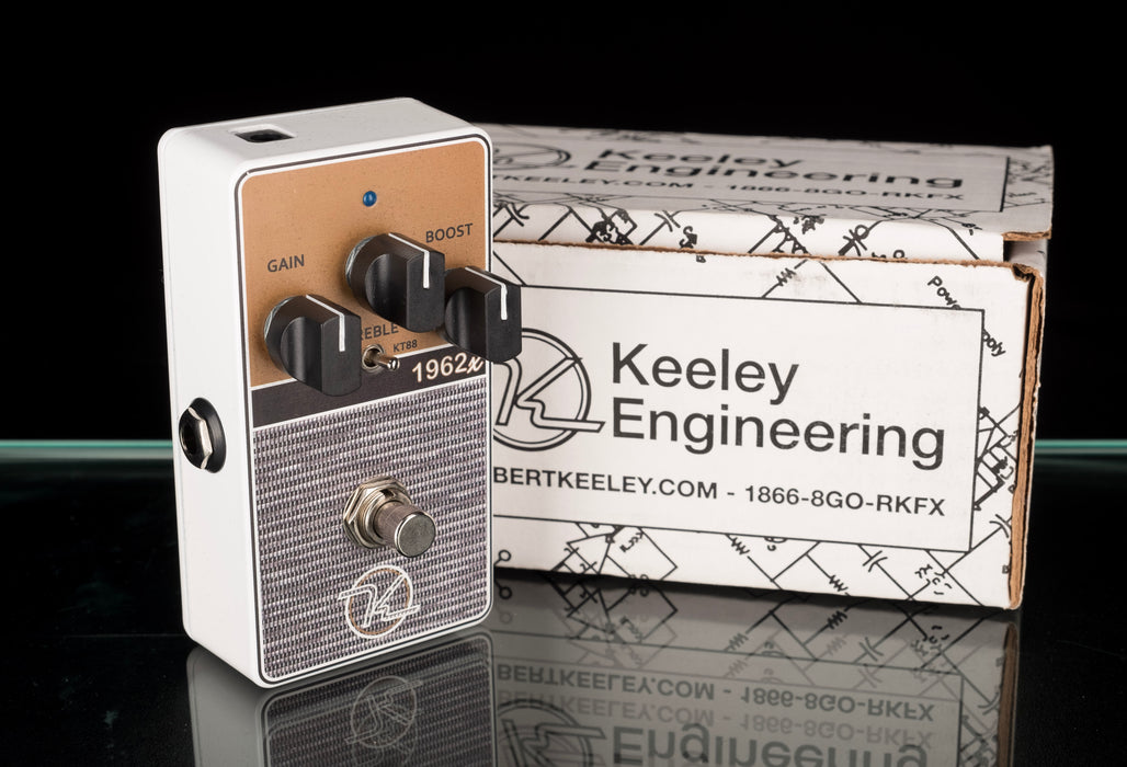 keeley 1962 pedal Used Keeley 1962x British Overdrive Pedal With Box — Truetone Music
