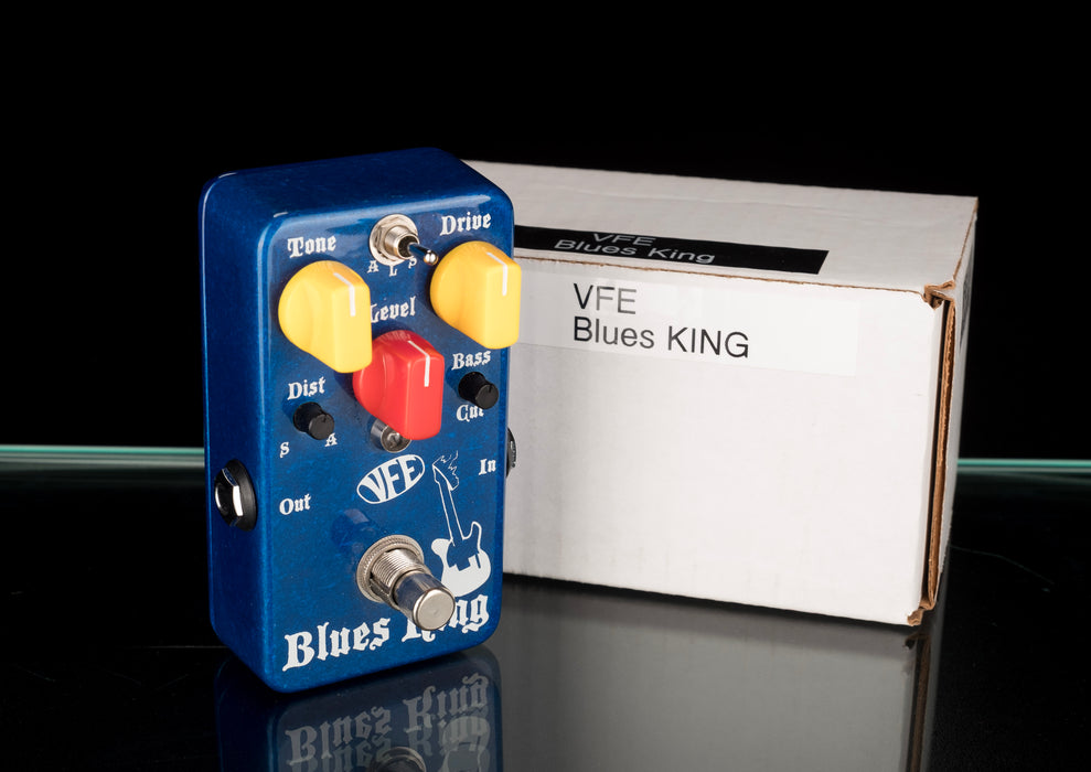 king of drive pedal Used VFE Blues King Overdrive/Distortion Pedal With Box — Truetone Music