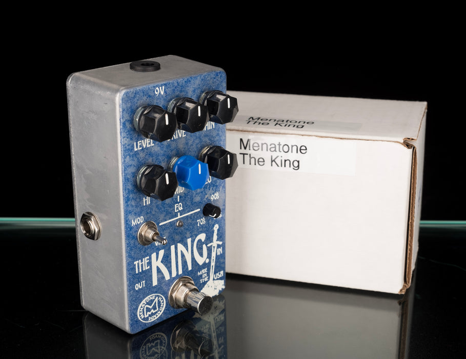 Used Menatone The King Overdrive/Distortion Pedal With Box