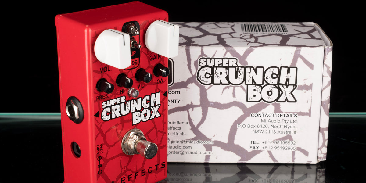 Used MI Audio Super Crunch Box Distortion Pedal With Box