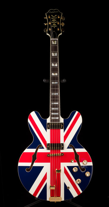 Pre Owned Epiphone Limited Edition Union Jack Sheraton Front