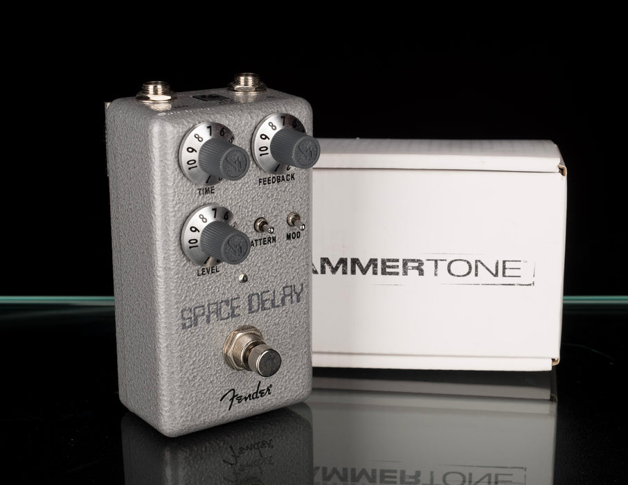 Used Fender Hammertone Space Delay Pedal With Box