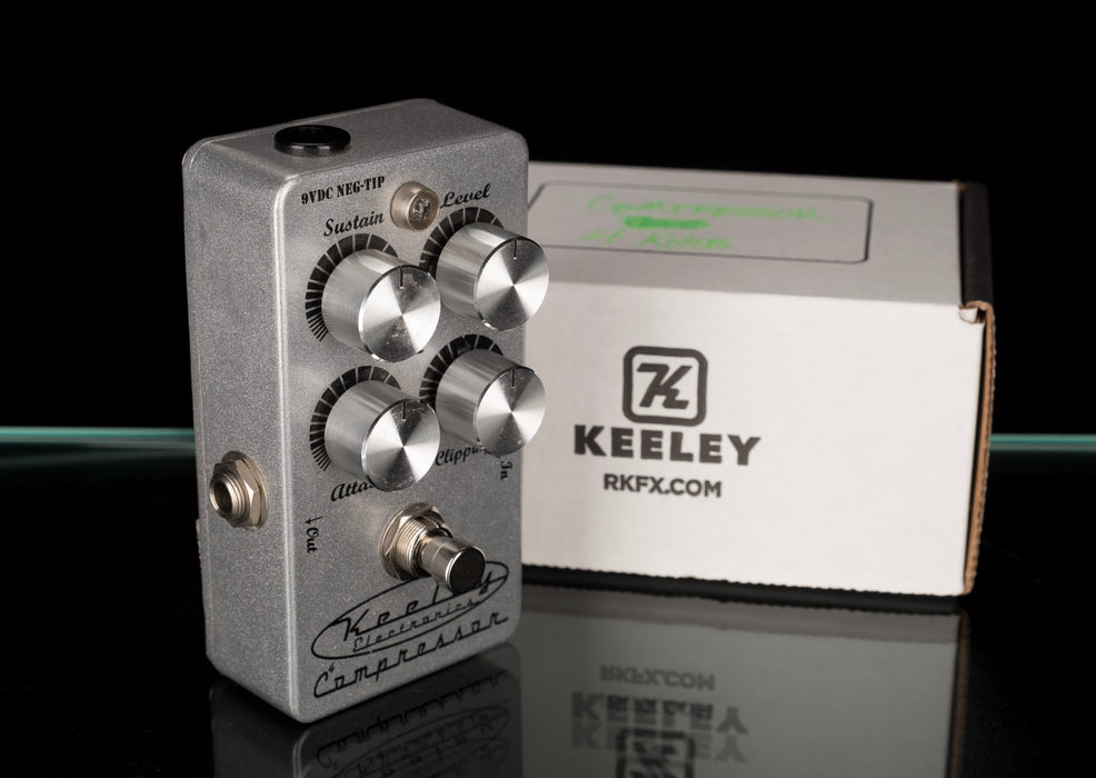 Used Keeley 4-Knob Compressor With Box
