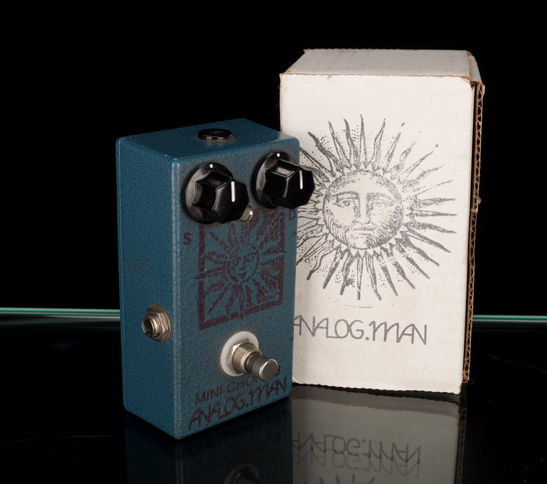 mini chorus pedal Used Analogman Mini Chorus Pedal with Box — Truetone Music