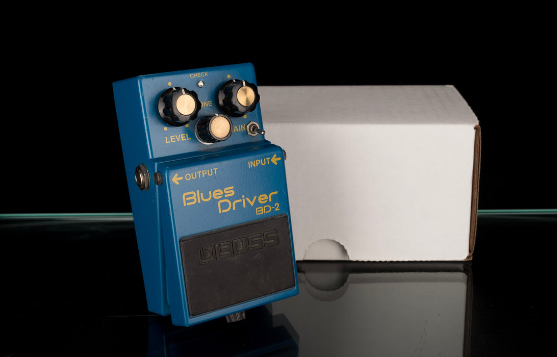 boss bd-2 blues driver guitar effects pedal Used Boss Modded BD-2 Blues Driver Pedal With Box — Truetone Music