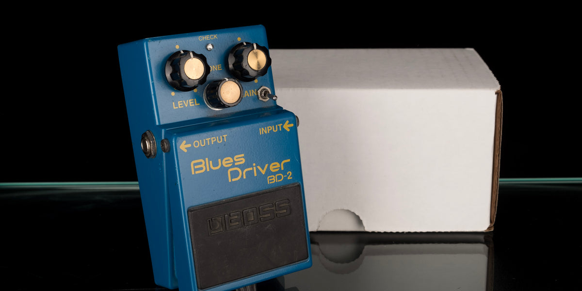 blues fuzz pedal Used Boss Modded BD-2 Blues Driver Pedal With Box — Truetone Music