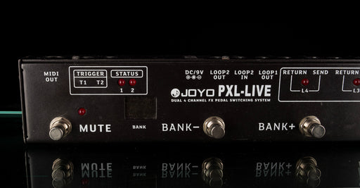 Used Joyo-PXL-LIVE Dual 4-Channel Programable Looper Footswitch Pedal Controller