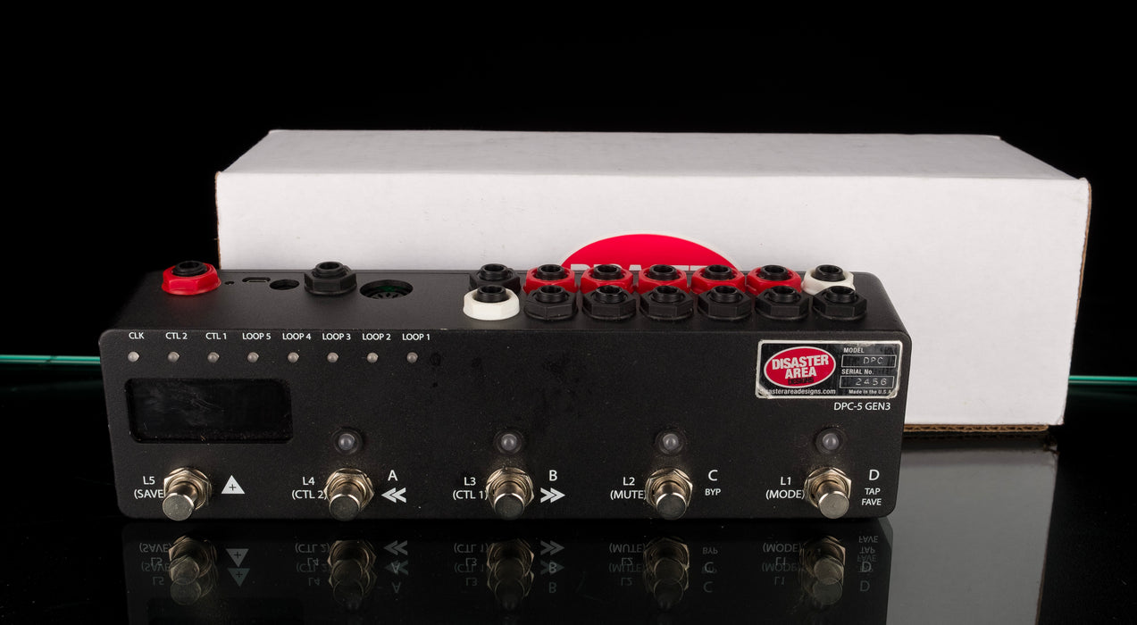 Used Disaster Area DPC-5 Gen3 Programmable Bypass Switcher with Box