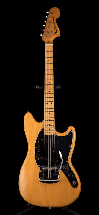 Pre Owned 1976 Fender Mustang Natural With OHSC