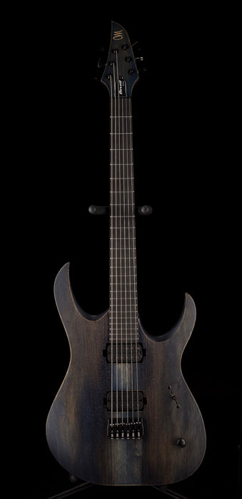 Mayones Duvell BL Black Limba 6 String Guitar Antique Blue