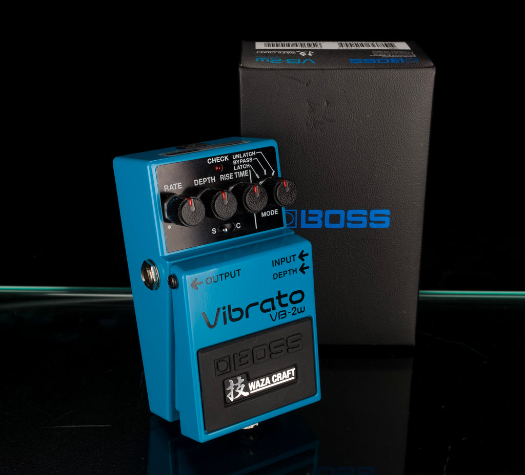 boss vibrato pedal Used Boss VB-2W Waza Craft Vibrato Pedal with Box — Truetone Music