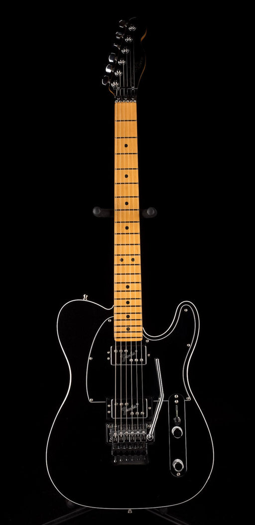 Used Fender American Ultra Luxe Telecaster Floyd Rose HH Mystic Black with OHSC