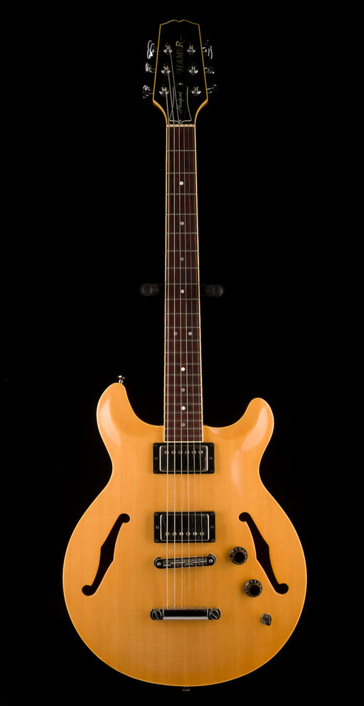 Pre Owned 2009 Hamer Newport Pro Vintage Natural Electric Guitar With OHSC