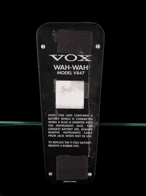 Used Vox V847 Wah Effect Pedal