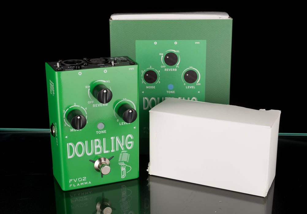 vocal doubler pedal Used Flamma Fv02 Vocal Doubling Effects Pedal with Box — Truetone Music