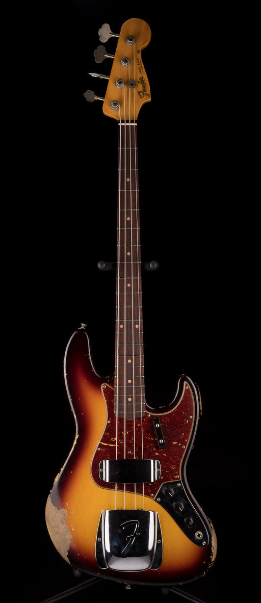 Fender Custom Shop 1961 Jazz Bass Heavy Relic 3-Tone Sunburst With Case