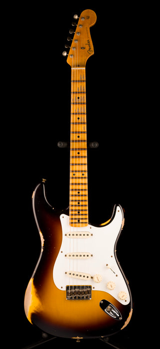 Fender Custom Shop Limited Edition Troposphere Strat Hard-Tail Heavy Relic Super Faded Aged 2-Color Sunburst