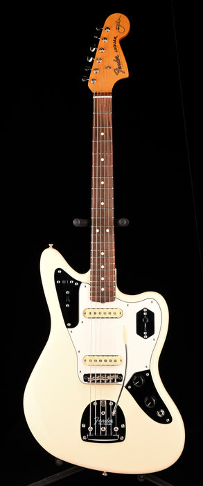 Pre Owned Fender Artist Series Johnny Marr Jaguar Olympic White With OHSC
