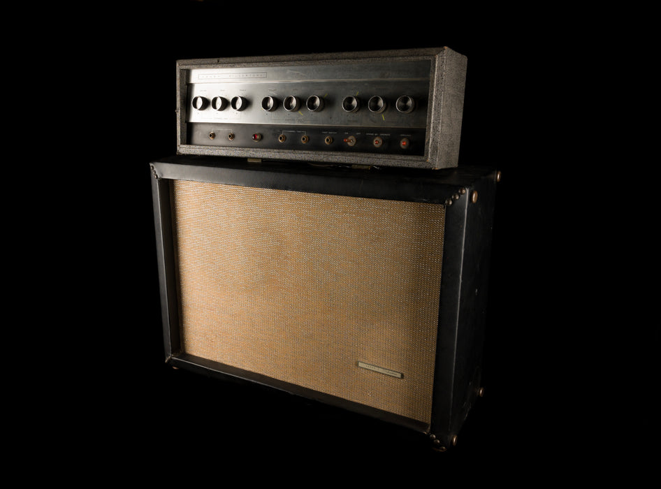 Pre Owned Silvertone 1960s Model 1484 Twin 12 Guitar Amp Gray