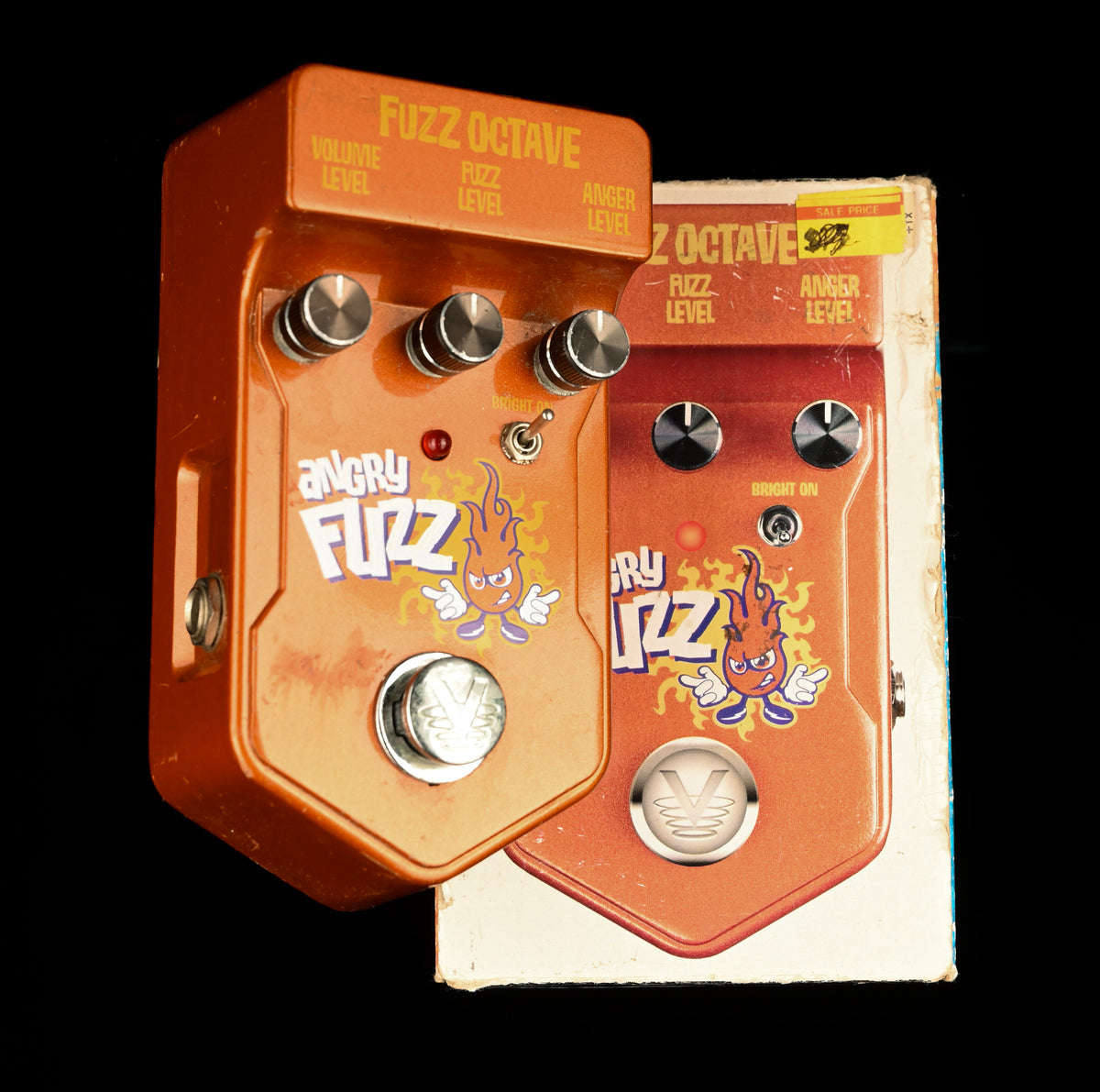 angry fuzz pedal Used Visual Sound Angry Fuzz Fuzz Octave Pedal With Box — Truetone Music