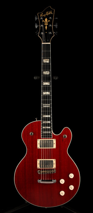 Pre Owned 1976 Hagstrom Swede Cherry Red Translucent With Case