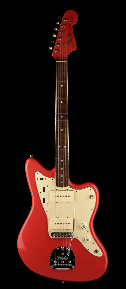 Pre Owned 2016 Fender American Design 1962 Vintage Reissue Jazzmaster Fiesta Red With OHSC