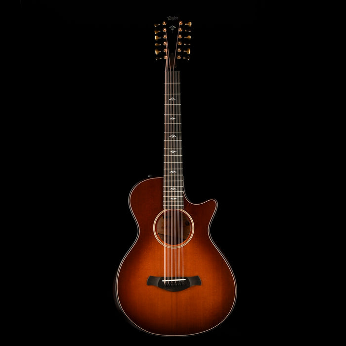 Taylor Builder's Edition 652ce 12 String Wild Honey Burst Acoustic Electric Guitar With Case