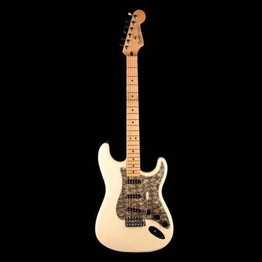Pre Owned 2004 Fender Stratocaster White Fishscale Modified With Gig Bag
