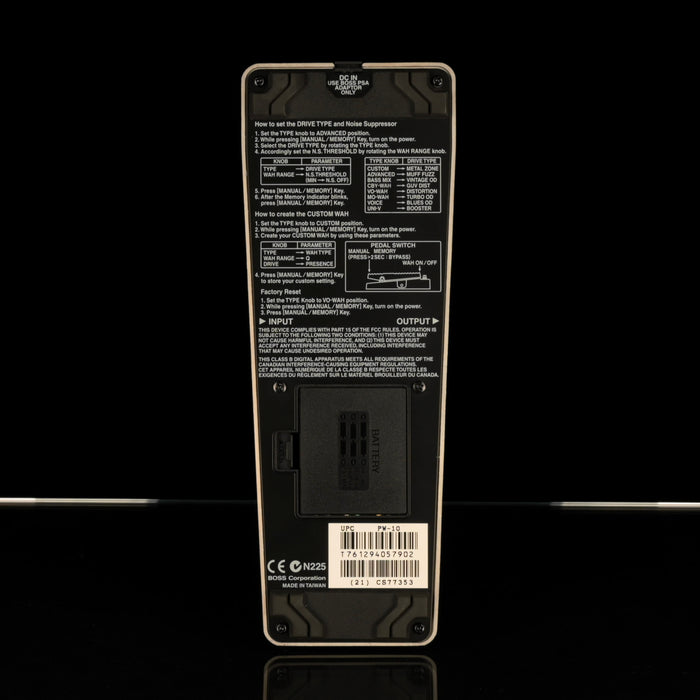 Used Boss PW-10 V-Wah Pedal